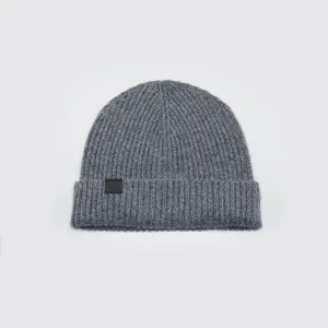 Beanie 100% Cashmere Charcoal