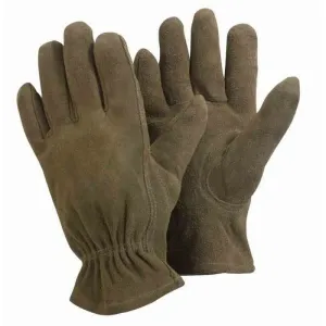 Briers Olive Premium Suede Gardener Gloves - Large