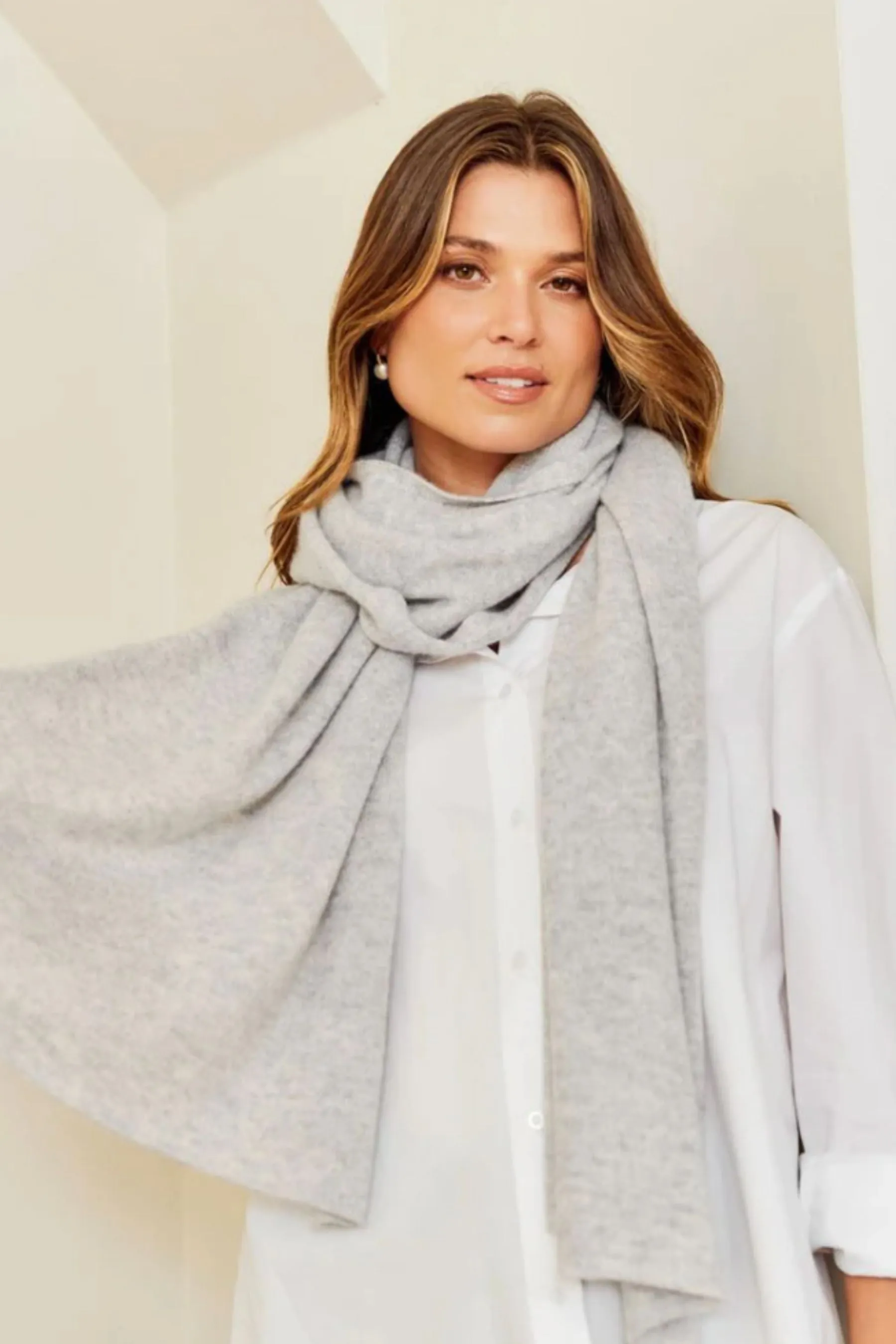 Cashmere Scarf | Grey