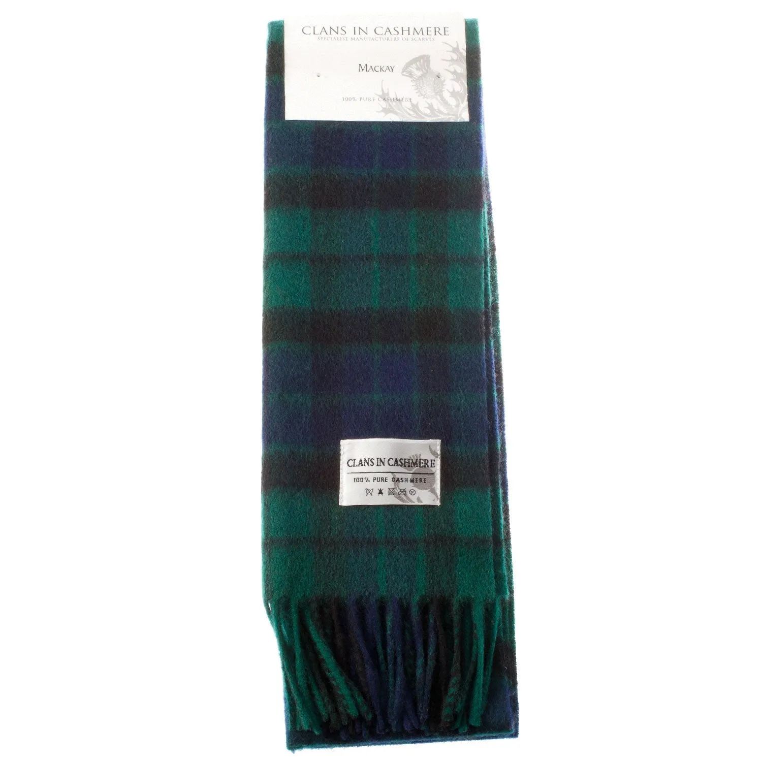 Cashmere Scottish Tartan Clan Scarf  Mackay