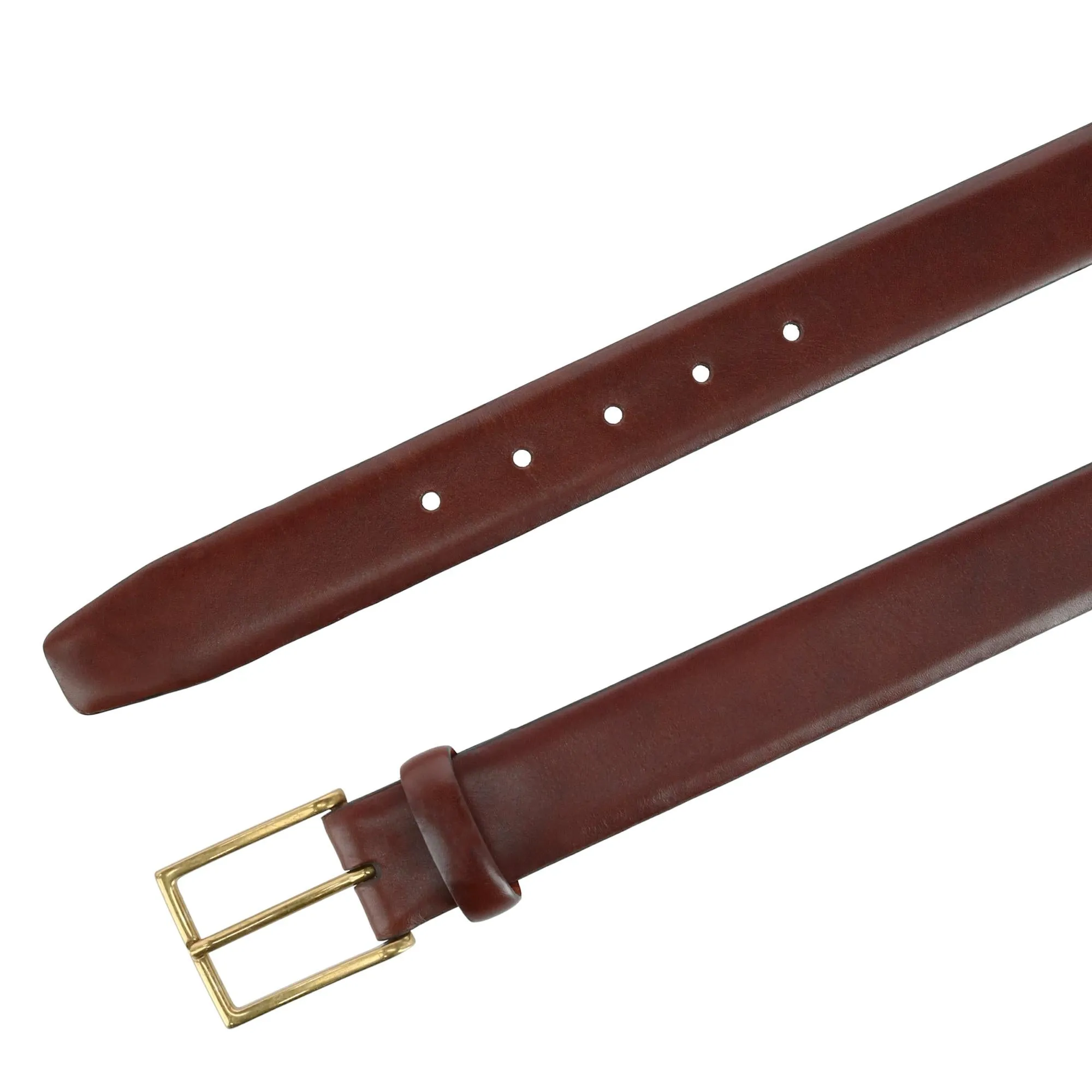 Cortina Leather 35mm Belt with Solid Brass Buckle