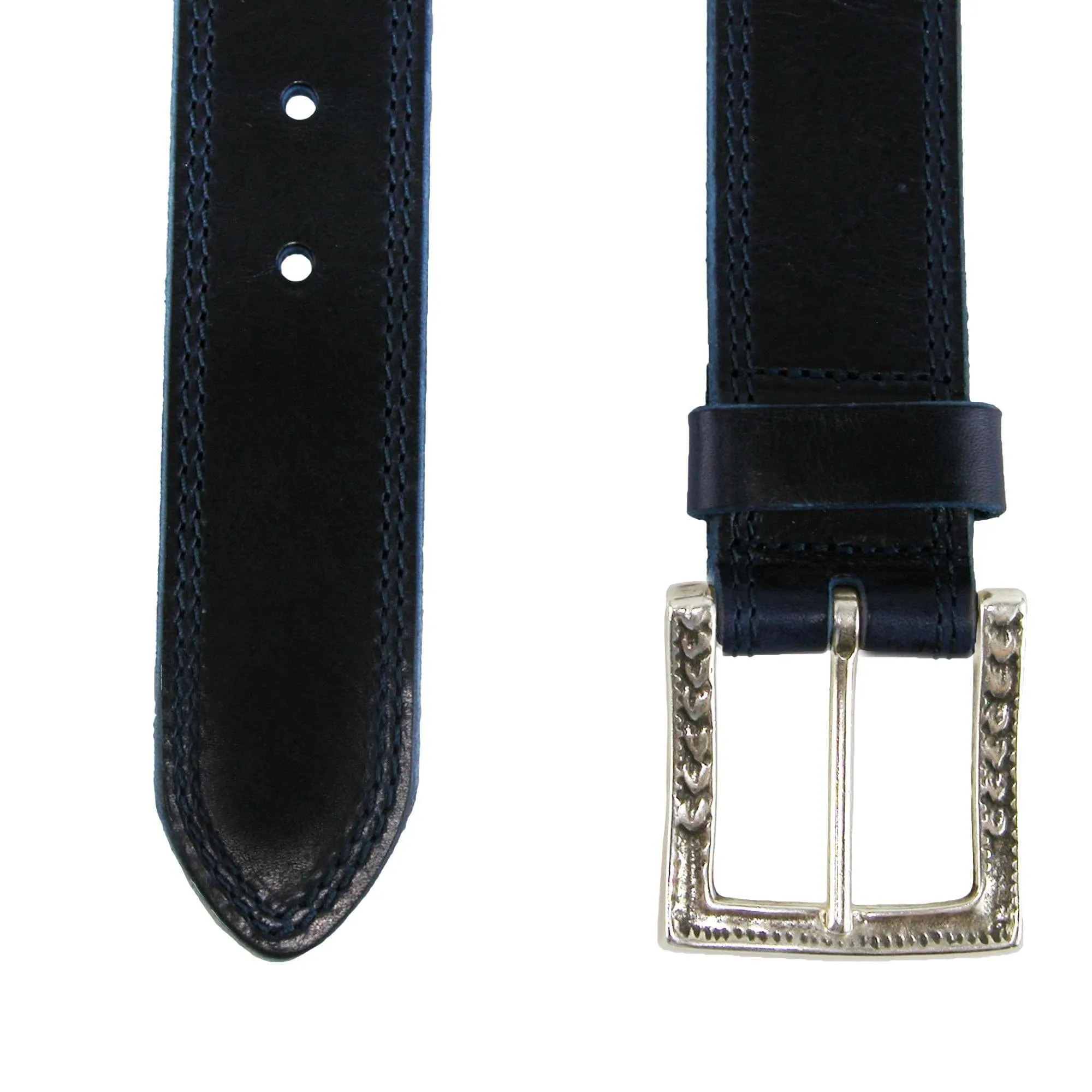 CrookhornDavis Men's Douglas SoHo Casual Pull Up Leather Jean Belt