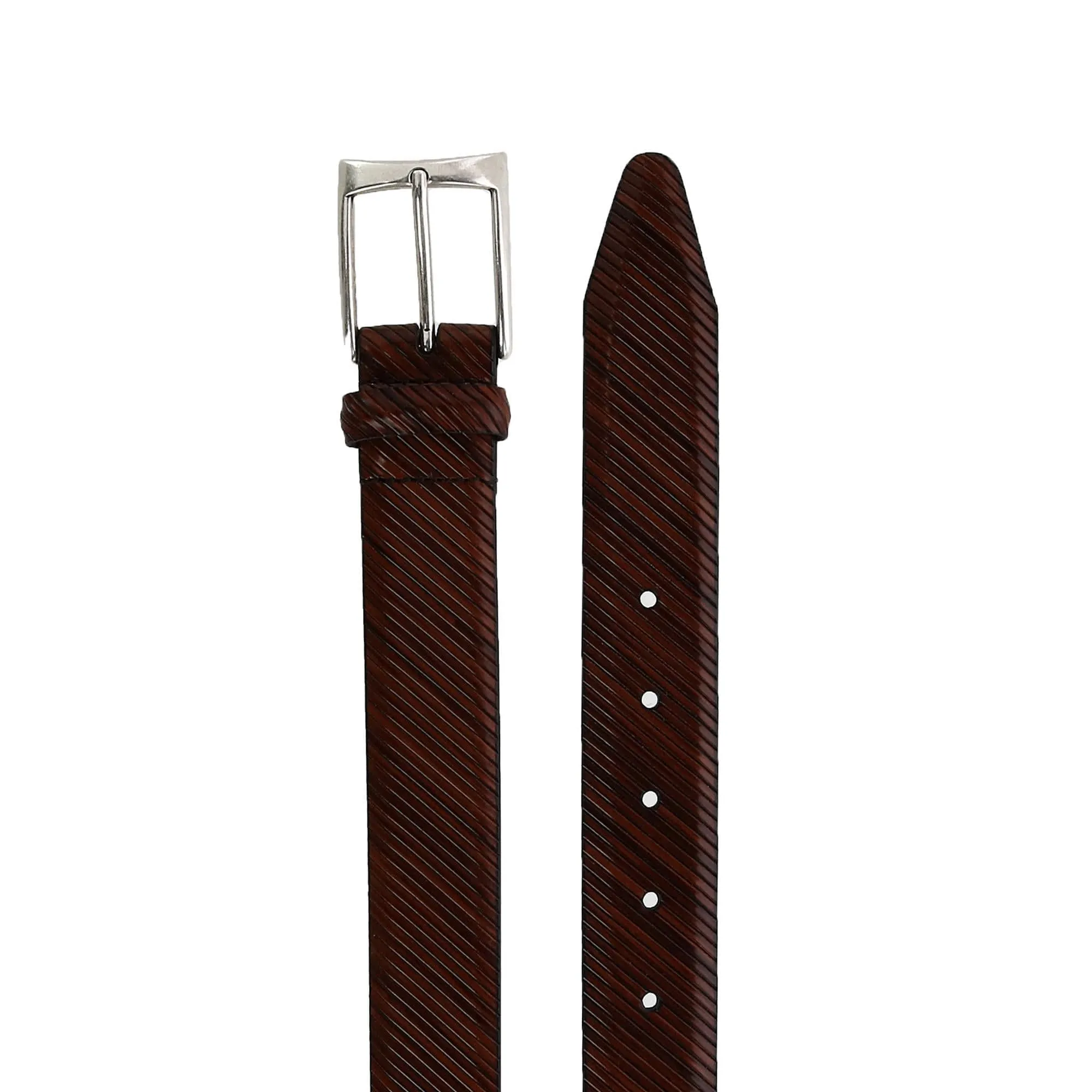 CrookhornDavis Men's The City Boulevard Italian Calfskin Leather Belt