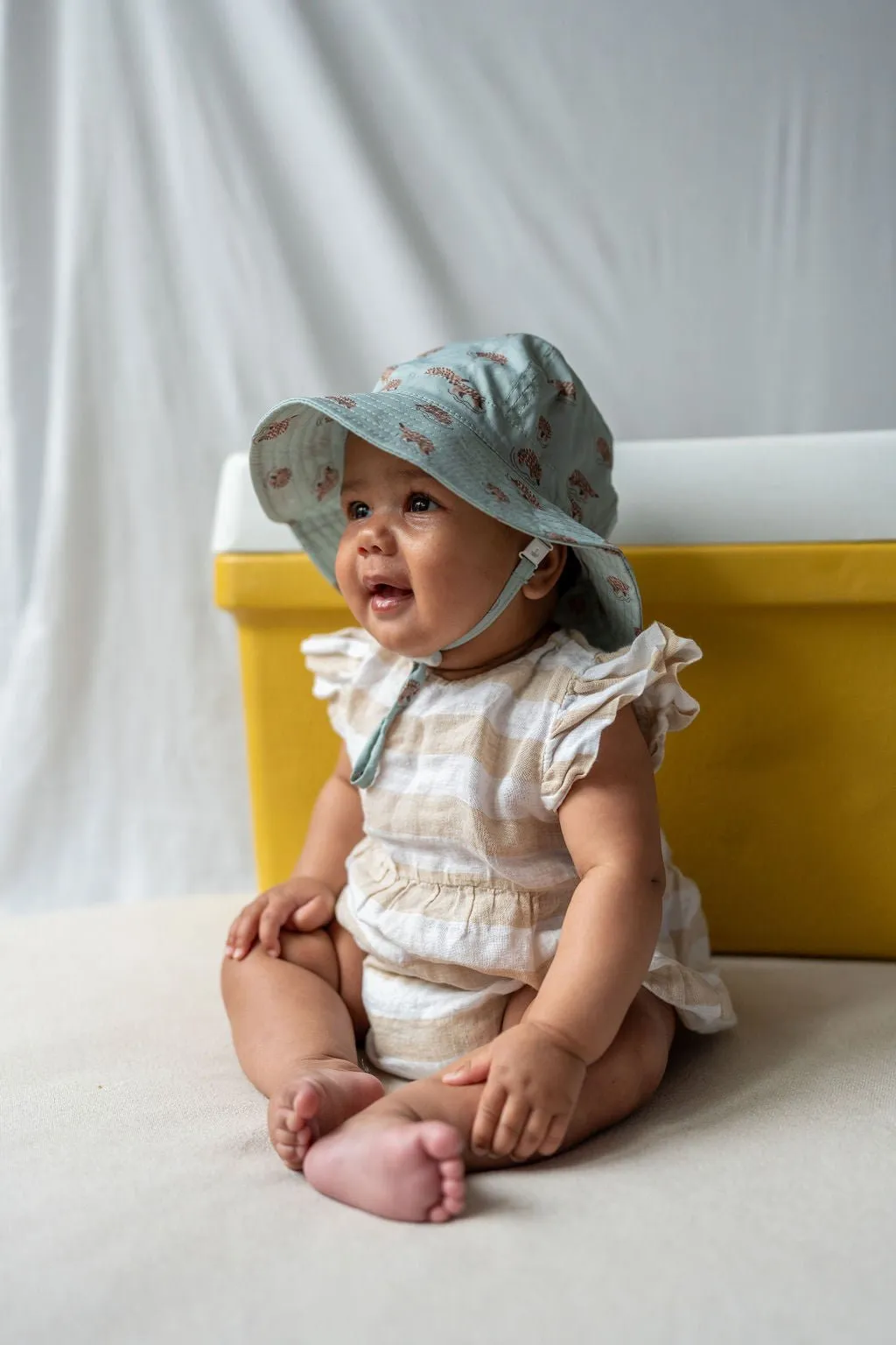 Echidna Wide Brim Infant Hat