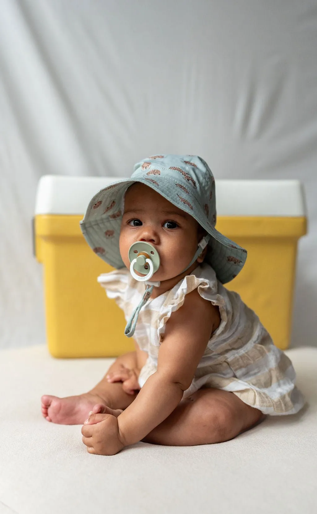 Echidna Wide Brim Infant Hat