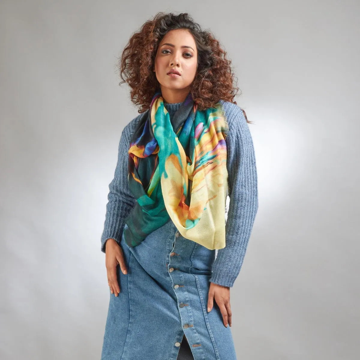 Elaina Merino Wool Scarf