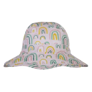 Falling Rainbows Wide Brim Infant Sunhat