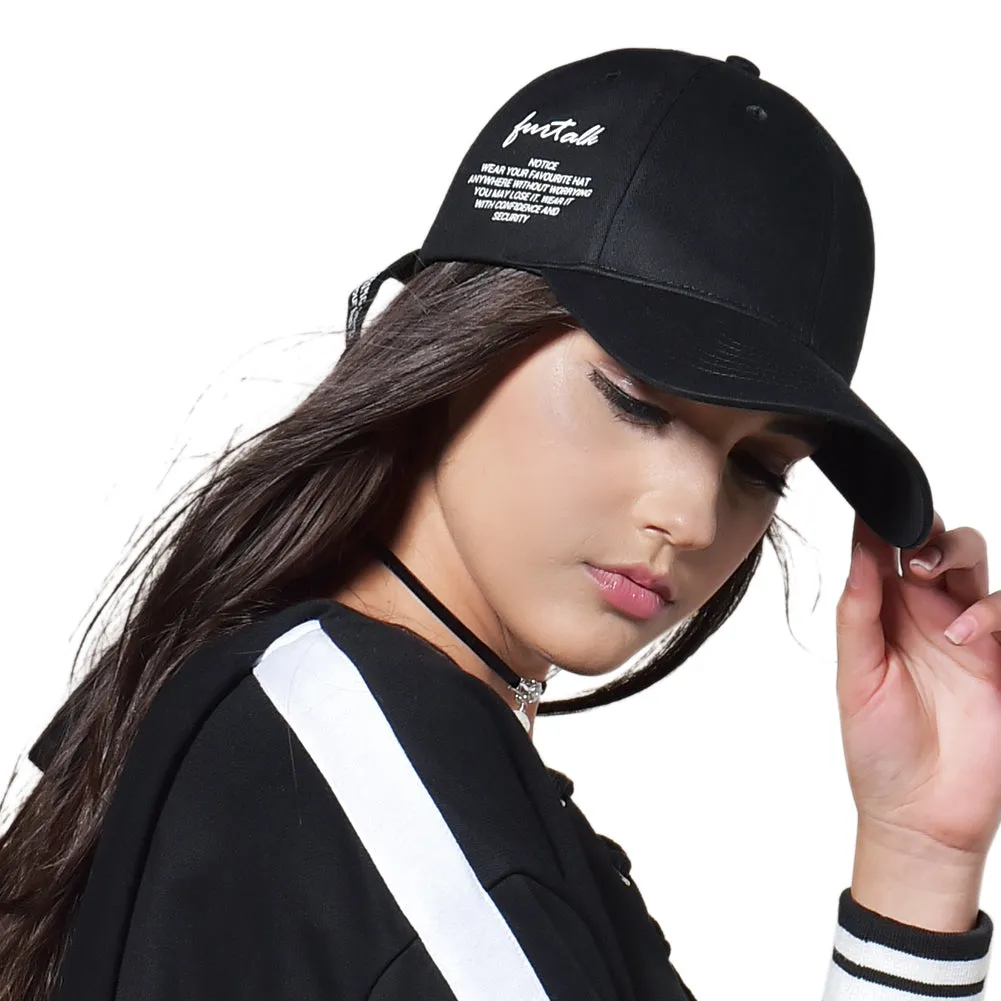 FURTALK Women Messy Bun Baseball Cap with FURTALK Logo Drop Shipping HTWL067