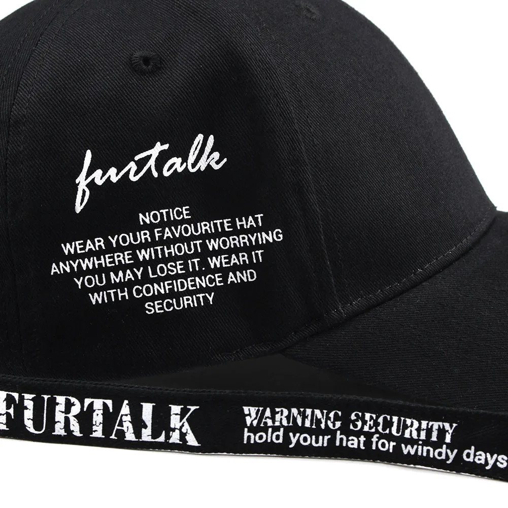 FURTALK Women Messy Bun Baseball Cap with FURTALK Logo Drop Shipping HTWL067