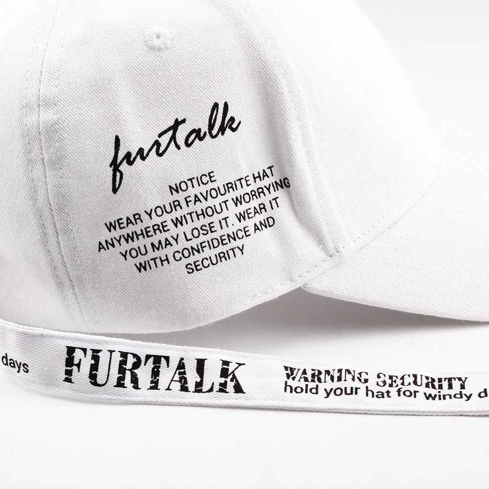 FURTALK Women Messy Bun Baseball Cap with FURTALK Logo Drop Shipping HTWL067