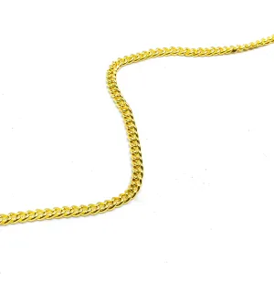 Gold Aluminum Chain 0.1" (2.5 mm) - 1 Yard