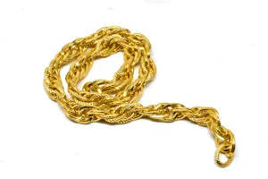 Gold Multi-Layer Aluminum Chain 0.2" - 1 Yard