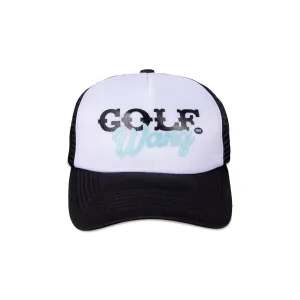 GOLF WANG Motorcross Trucker Cap, black