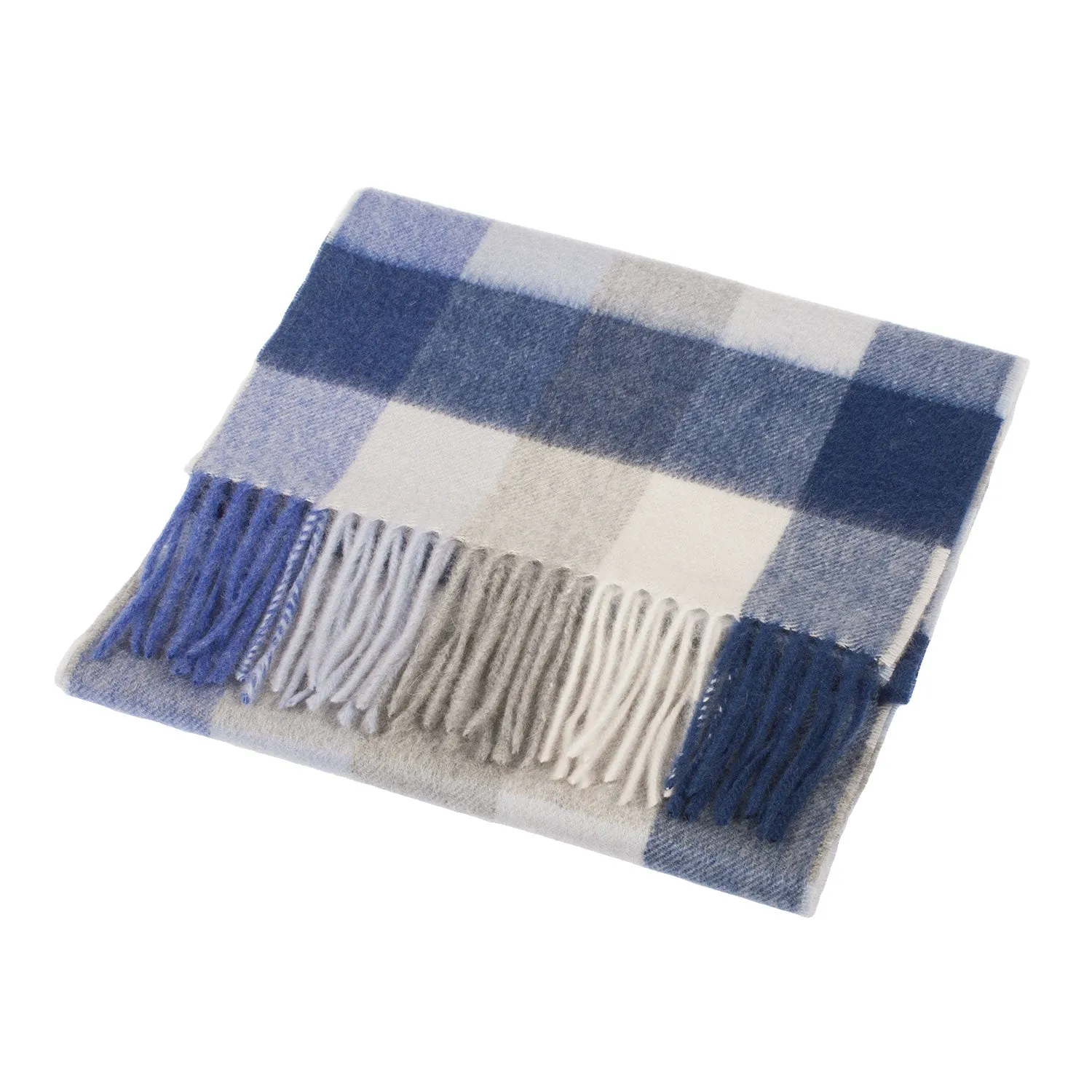 Lyle & Scott 100% Cashmere Scarf  Navy/Denim