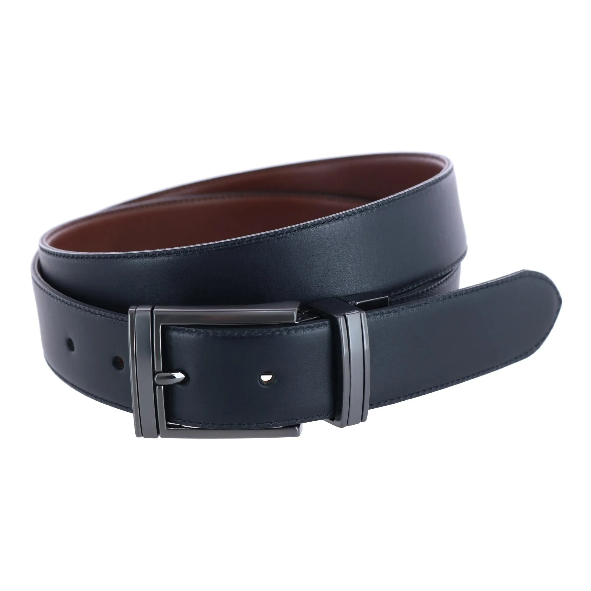 Maverick 32mm Reversible Leather Dress Belt