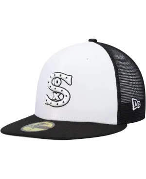 Men's Chicago White Sox 2023 Field Training Cap White, Black 59FIFTY. New Era