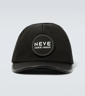 Neve Giorgio Armani baseball cap, black